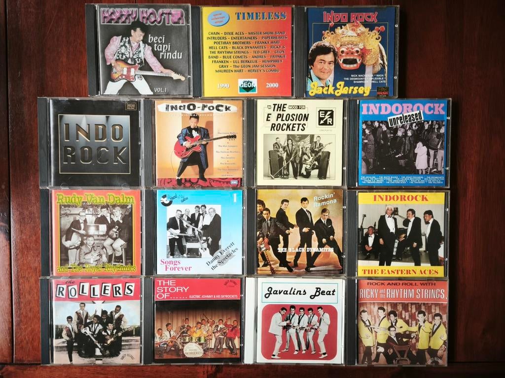 Indorock CD Verzameling van 15 stuks., Ophalen of Verzenden, Zo goed als nieuw, Poprock