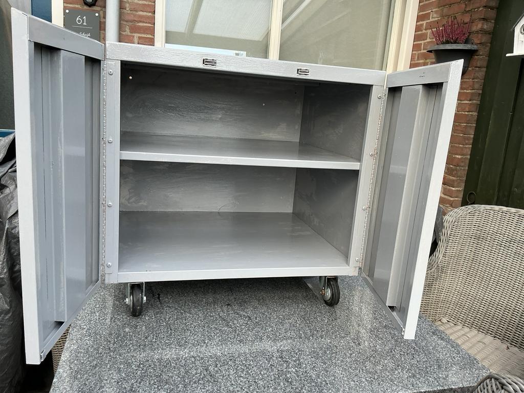 Mooie werkkast, Ophalen of Verzenden, Zo goed als nieuw, Metaal, Overige typen