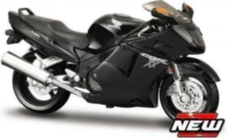 Honda CBR1100 XX - Zwart - 1:18, Ophalen of Verzenden, Nieuw, Motoren