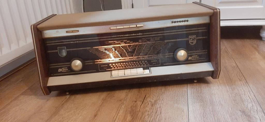 Antieke Philips radio, Audio, Tv en Foto, Radio's, Gebruikt, Ophalen