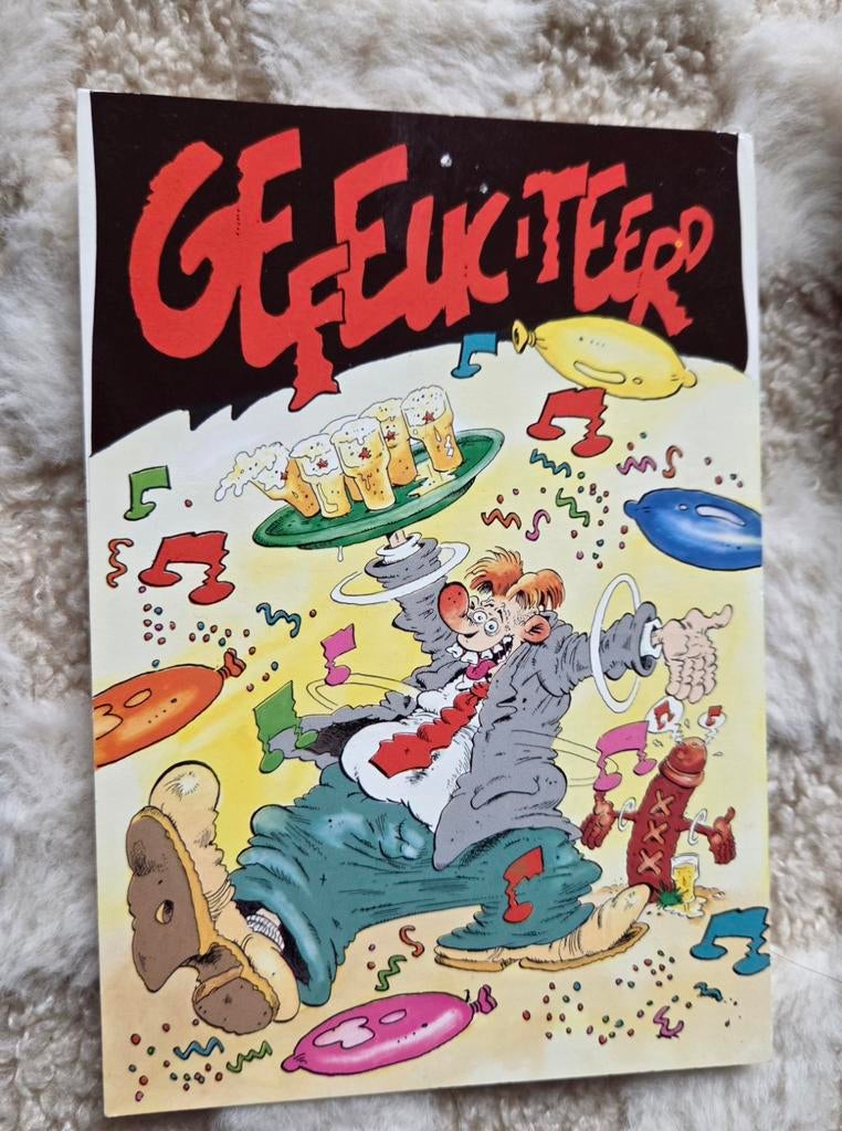 Joop Klepzeiker viert feest - Gefeliciteerd, Verzamelen, Verzenden, 1980 tot heden, Gelopen, Overige thema's