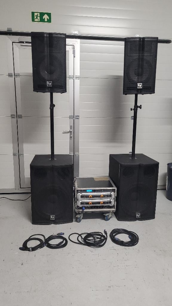Electro Voice set, Audio, Tv en Foto, Luidsprekers, Gebruikt, Overige typen, 120 watt of meer, Ophalen