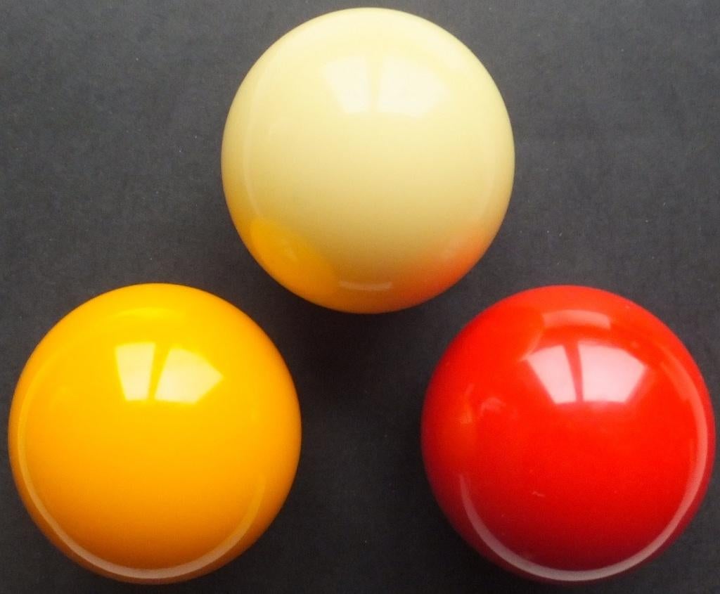 Biljartballen set 3 Belgian Super Aramith Tournament Balls, Ophalen of Verzenden, Gebruikt, Keu of Ballen