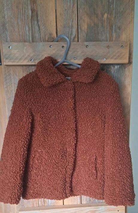 Hema Teddy jas maat 110/116, Ophalen of Verzenden, Zo goed als nieuw, Meisje, Jas