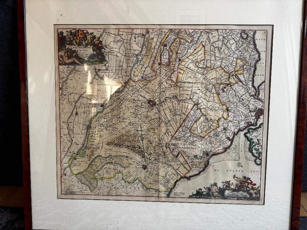 Historische Landkaart Provincie Utrecht uit 1662, Boeken, Ophalen, Diverse, Voor 1800, Nederland