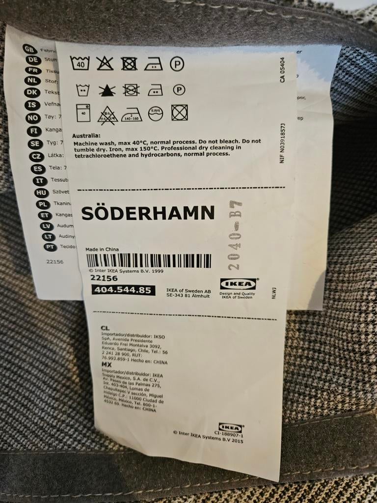 Nieuwe Söderhamn Bank Armleuning Hoes -  Viarp Beige Brown, Ophalen of Verzenden, Nieuw, 75 tot 100 cm, Stof