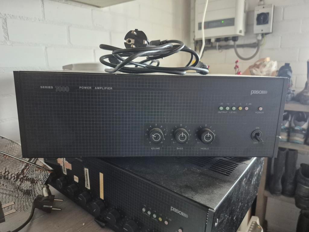 Paso Serie 7000 Versterker Set, Audio, Tv en Foto, Versterkers en Receivers, Gebruikt, 60 tot 120 watt, Stereo, Ophalen