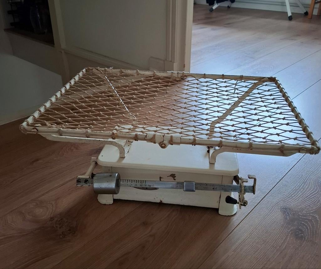 Baby weegschaal nostalgisch, Ophalen of Verzenden