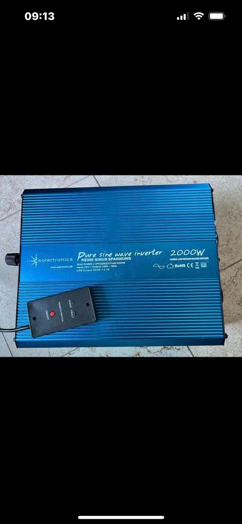 Omvormer 12-24 volt > 220 volt, Ophalen, Zo goed als nieuw