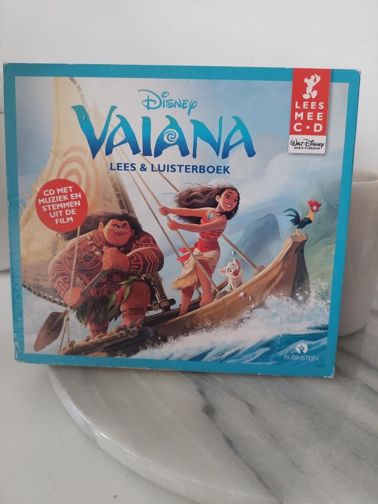 Disney Vaiana Lees- en Luisterboek, Ophalen of Verzenden, Zo goed als nieuw, Verhaal of Sprookje, 6 tot 9 jaar