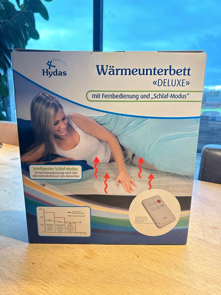 Warmteonderdeken - Nieuw in doos, Huis en Inrichting, Slaapkamer | Beddengoed, Nieuw, Deken of Dekbed, Eenpersoons, Overige kleuren