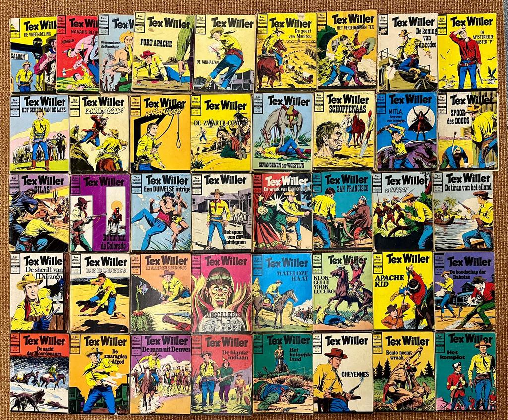 Tex Willer stripboeken, Boeken, Stripboeken, Meerdere stripboeken, Ophalen, Gelezen