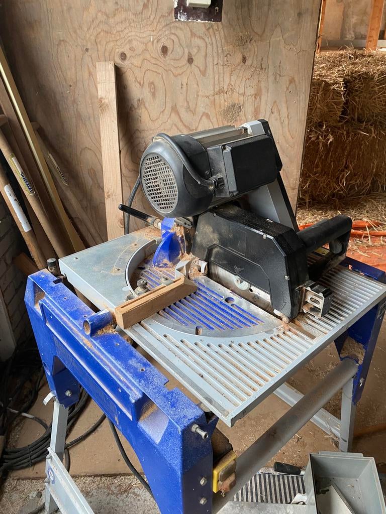 Combie zaagtafel elektra beckum ., Ophalen, Cirkelzaag, 70 mm of meer, Zo goed als nieuw