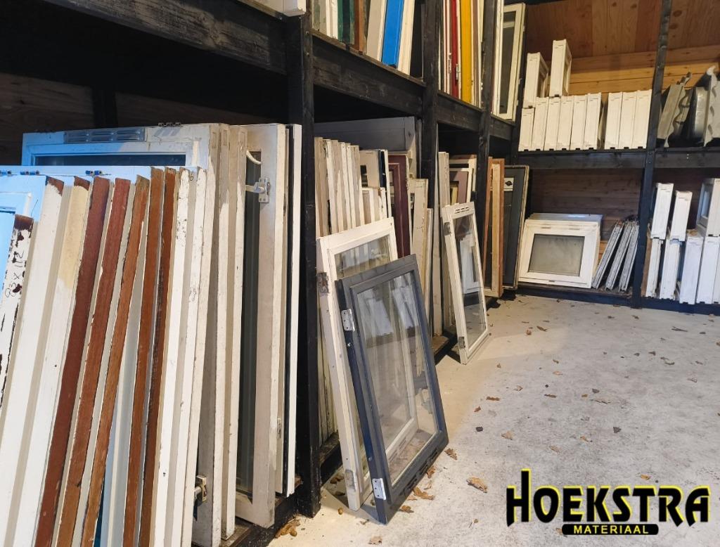 Grote voorraad gebruikte ramen en kozijnen!, Doe-het-zelf en Verbouw, Ophalen, Gebruikt, Inclusief glas, Hout
