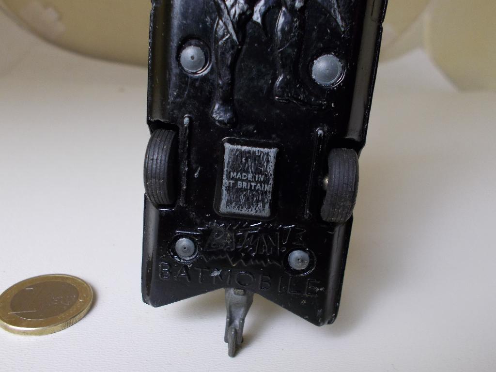 1966 Corgi Toys 267 BATMOBILE + ORIGINELE BATMAN! (-G-), Hobby en Vrije tijd, Modelauto's | 1:43, Ophalen of Verzenden, Gebruikt
