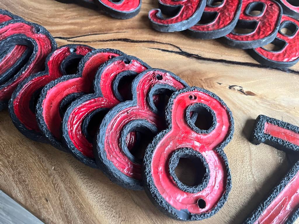 Vintage huisnummers, Ophalen of Verzenden