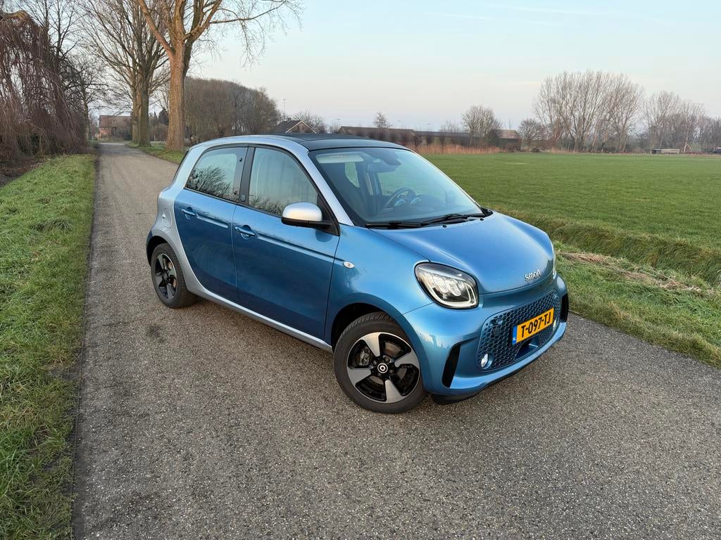 Smart ForFour Electric Drive 2021 cabrio dak, Auto's, Smart, Automaat, Cabriolet, Elektrisch, 1100 kg