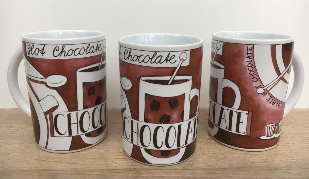 Chocoladebekers ‘Jet’, Huis en Inrichting, Keuken | Servies, Overige typen, Nieuw, Ophalen of Verzenden, Overige stijlen