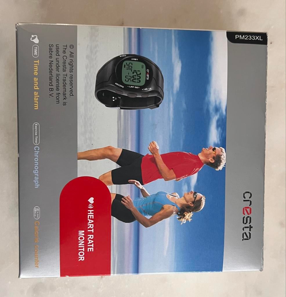 Hartslagmeter - Cresta PM233XL, Ophalen of Verzenden, Nieuw, Overige merken, Met loopsnelheid