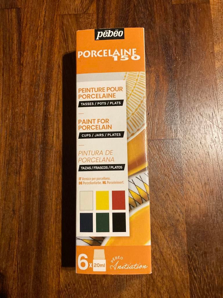 Porselein verf verschillende kleuren, Ophalen of Verzenden, Zo goed als nieuw