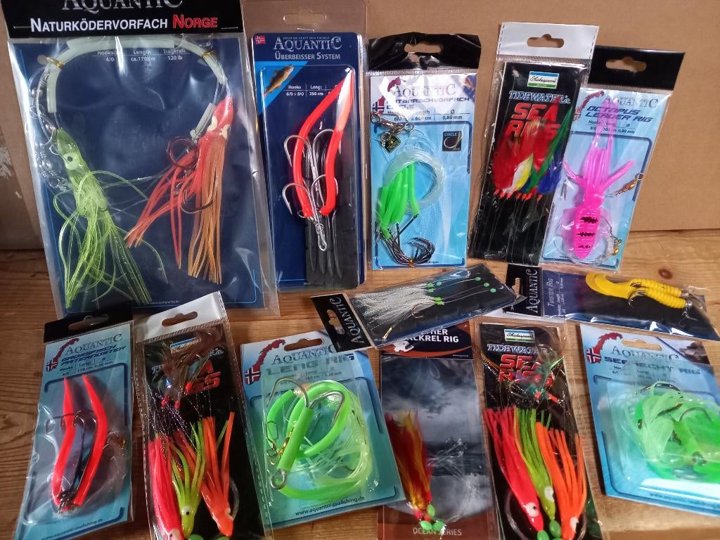 Onderlijnen pakket "Norway" 13 stuks onderlijnen/paternoster, Ophalen of Verzenden, Aquantic, Bodenroder Weg, Complete set