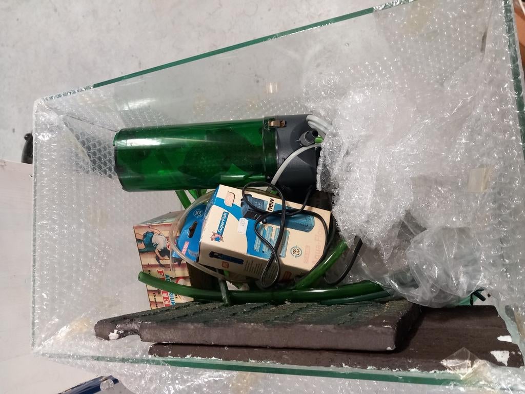 Aquarium met alle toebehoren, Ophalen, Gebruikt, Verlichting of Verwarming