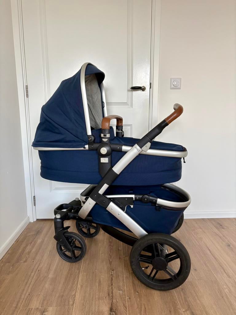 Joolz Geo Earth Mono kinderwagen - Parrot Blue, Zo goed als nieuw, Met reiswieg, Ophalen, Kinderwagen