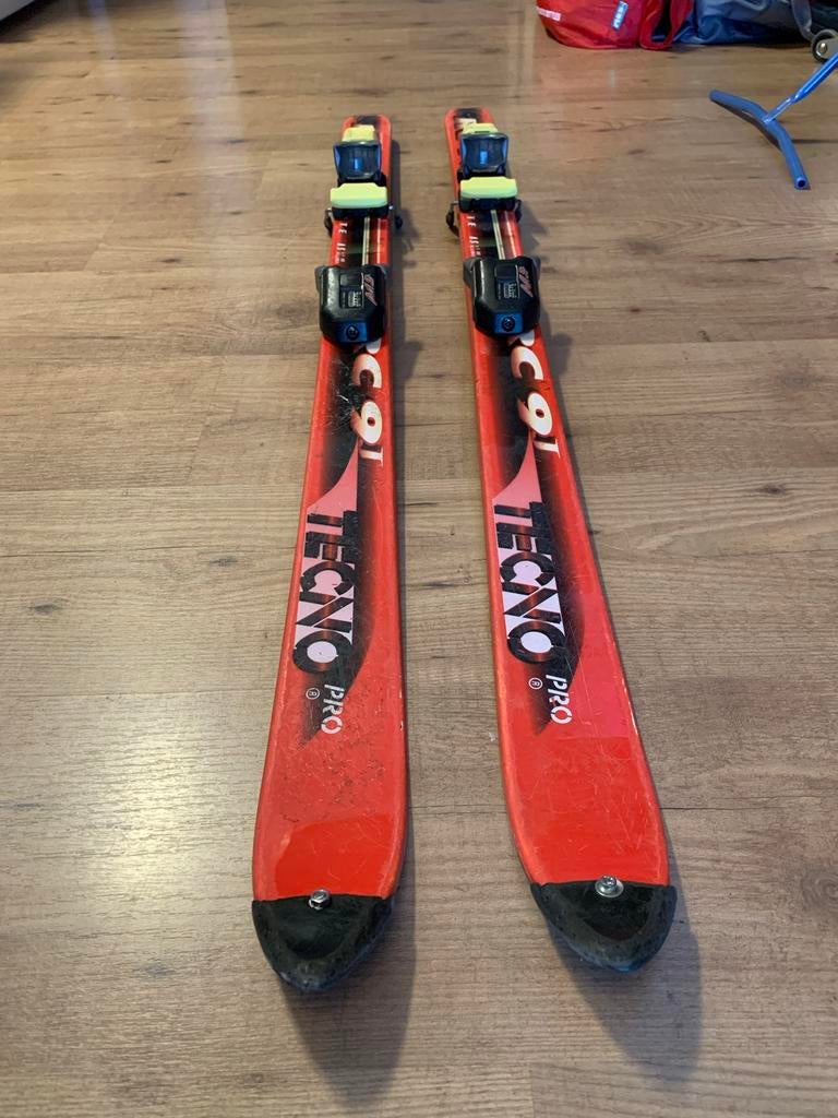 Kinderski’s Tecno Pro RC9 120cm met stokken, Gebruikt, 100 tot 140 cm, Carve, Skiën