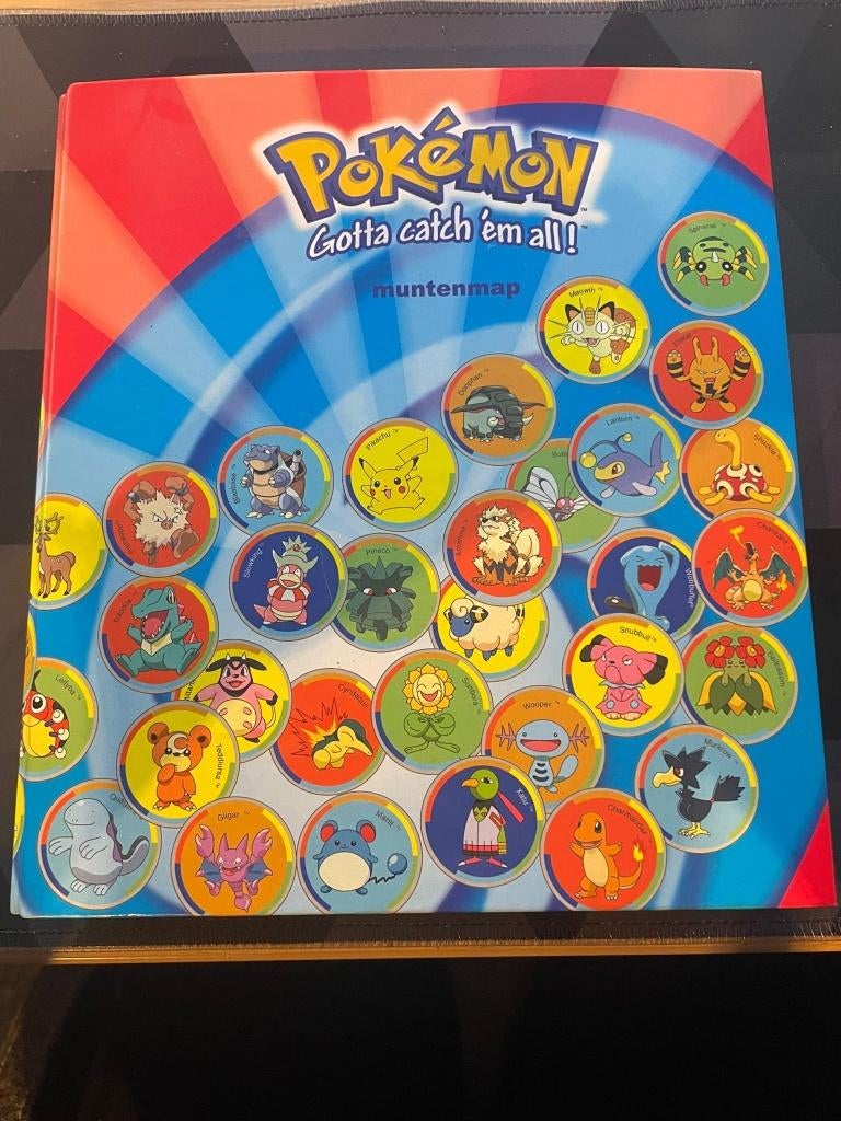 Pokemon Muntenmap, Ophalen of Verzenden, Losse flippo's