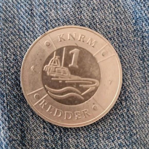 Penning K.N.R.M.1 Redder.1824/1999, Verzamelen, Scheepvaart, Ophalen of Verzenden, Zo goed als nieuw, Overige typen