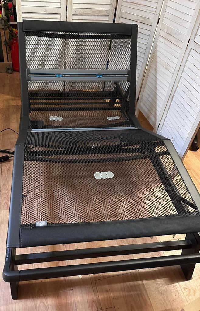 Auping eenpersoonsbed volautomatisch spiraal 100x200, Huis en Inrichting, Slaapkamer | Bedden, Ophalen, Nvt, Nvt, Nvt