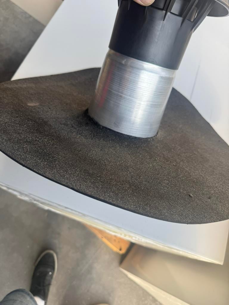 Dakdoorvoer waterproef plakplaat 470/K24  bituum 4mm dikte., Kunststof, Zwart, Ophalen of Verzenden, Zo goed als nieuw