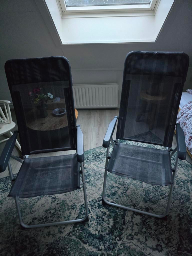 ANWB Campingstoelen - 2 stuks, verstelbaar, Caravans en Kamperen, Kampeermeubelen, Ophalen of Verzenden