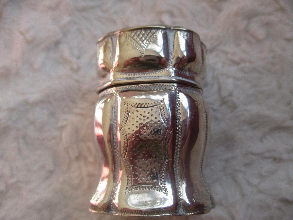 zilveren lodereindoosje J. Brunings 1875, Ophalen of Verzenden, Zilver