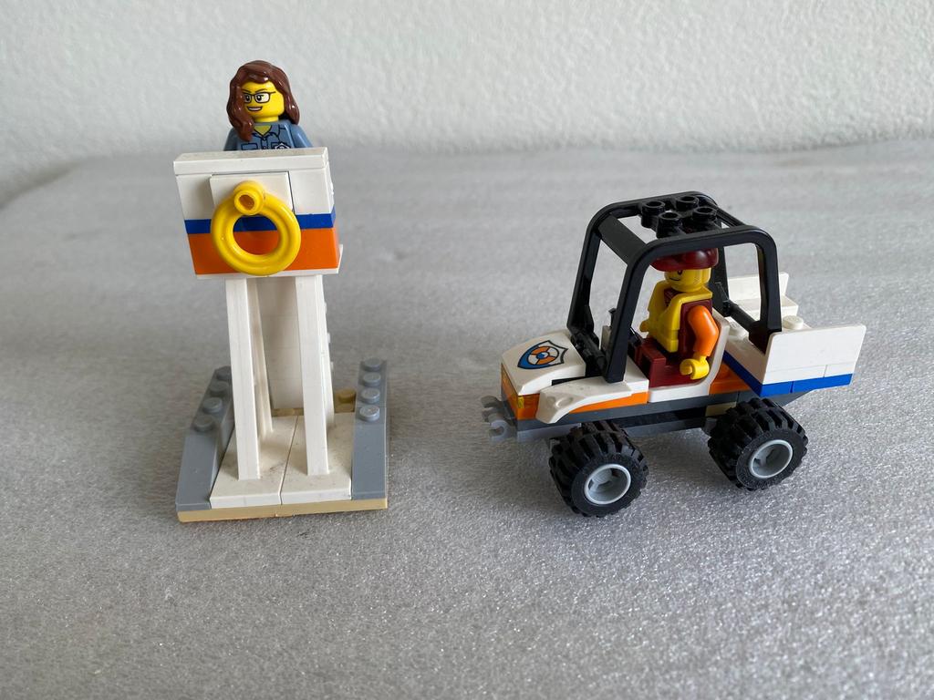 Lego City Strandwacht Set 60163, Ophalen of Verzenden, Zo goed als nieuw, Complete set, Lego