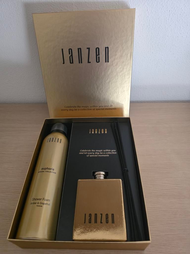 Nieuw Janzen Giftbox Euphoria - Doucheschuim & Diffuser, Ophalen, Nieuw, Overige typen
