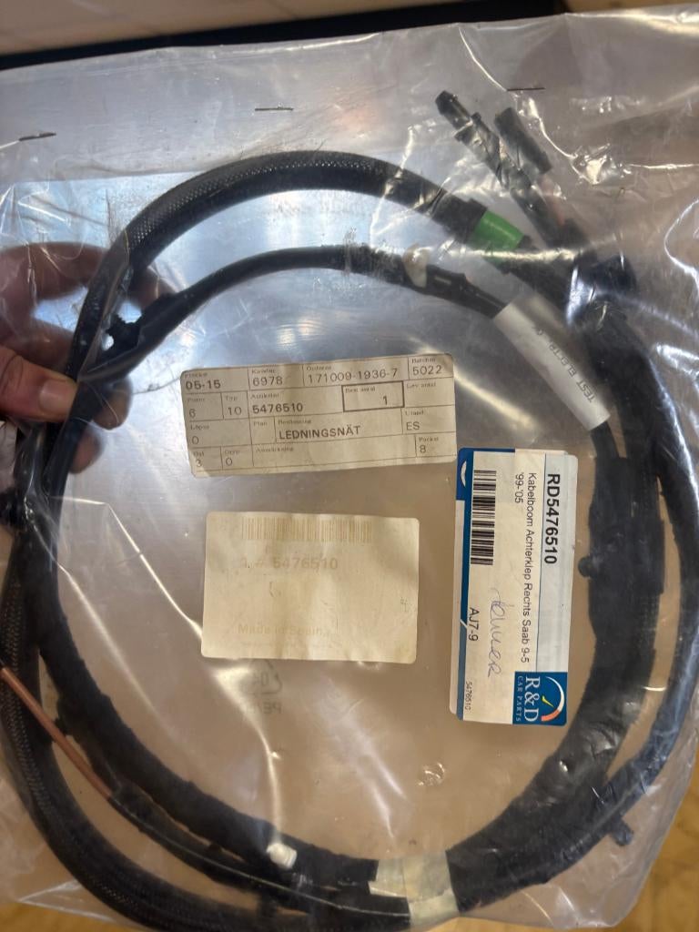 SAAB 9-5 KABELBOOM ACHTERKLEP, Auto-onderdelen, Elektronica en Kabels, Ophalen of Verzenden, Nieuw, Saab