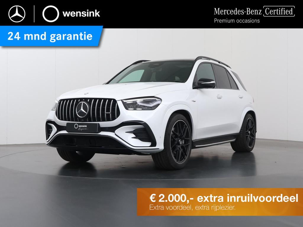 Mercedes-Benz GLE-klasse AMG 53 Hybrid 4MATIC+ | Manufaktur, Auto's, Automaat, Gebruikt, GLE, Wit