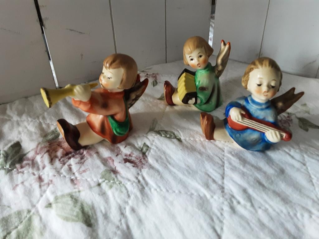 Oude Goebel beeldjes muziek engeltjes ❤️, Verzamelen, Ophalen of Verzenden, Zo goed als nieuw