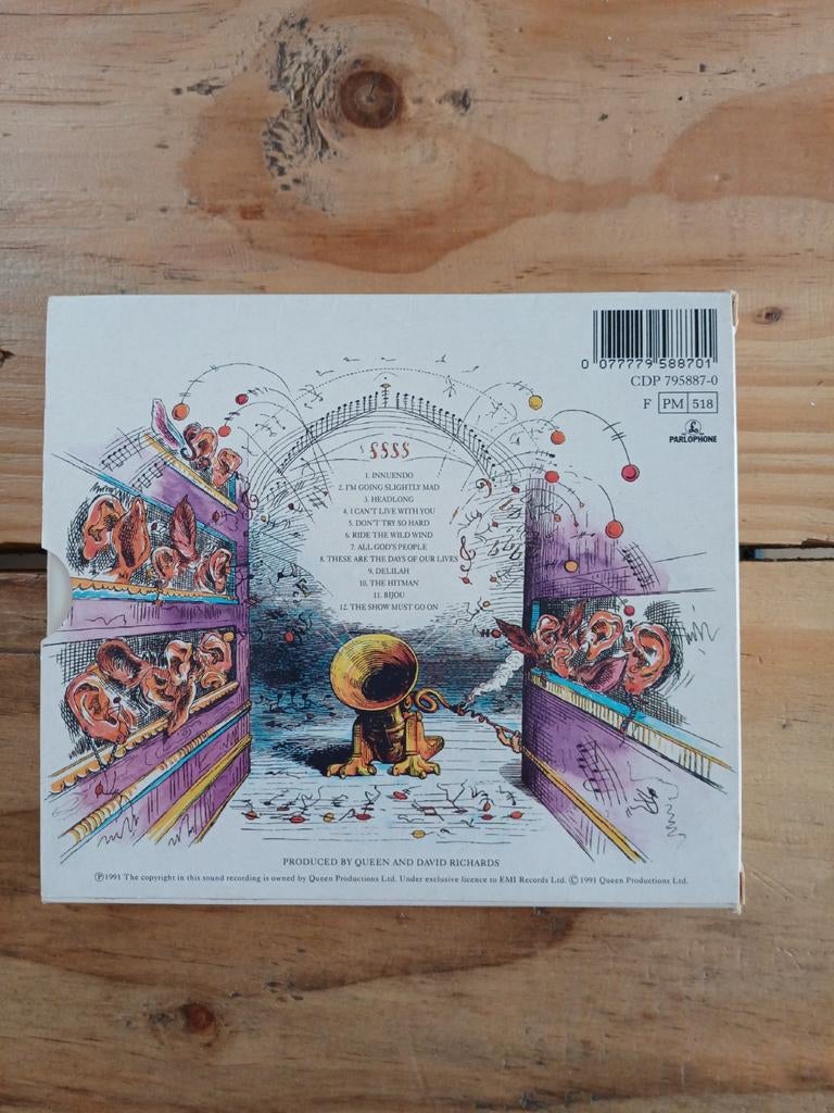 CD Queen - Innuendo (incl. Kalender), Ophalen of Verzenden, Gebruikt