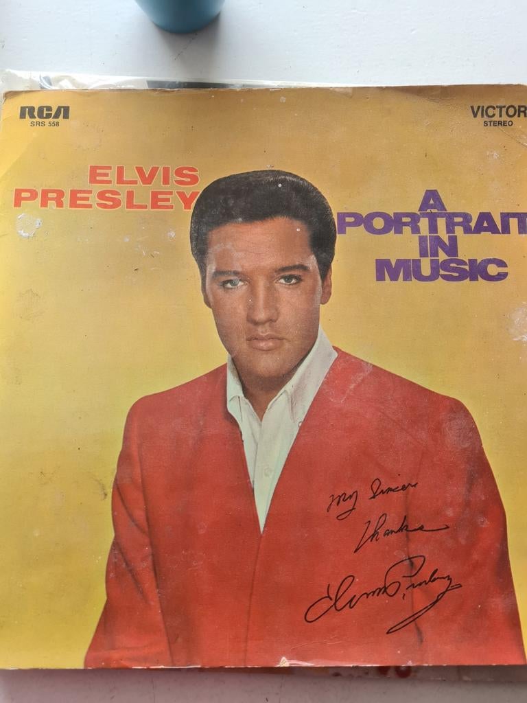 Elvis Presley - A Portrait in Music LP (RCA Victor Stereo), Ophalen, Gebruikt, 12 inch