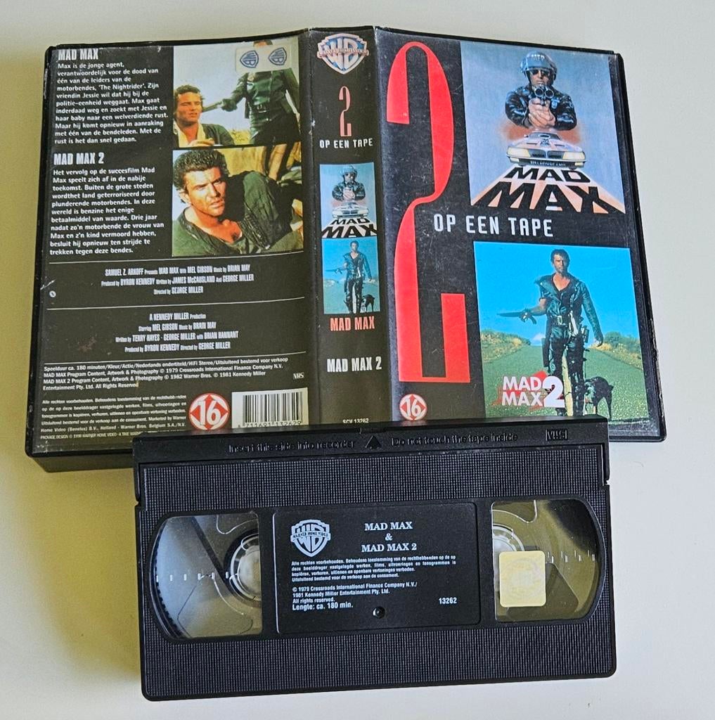 Mad Max & Mad Max 2 op VHS band, Ophalen of Verzenden