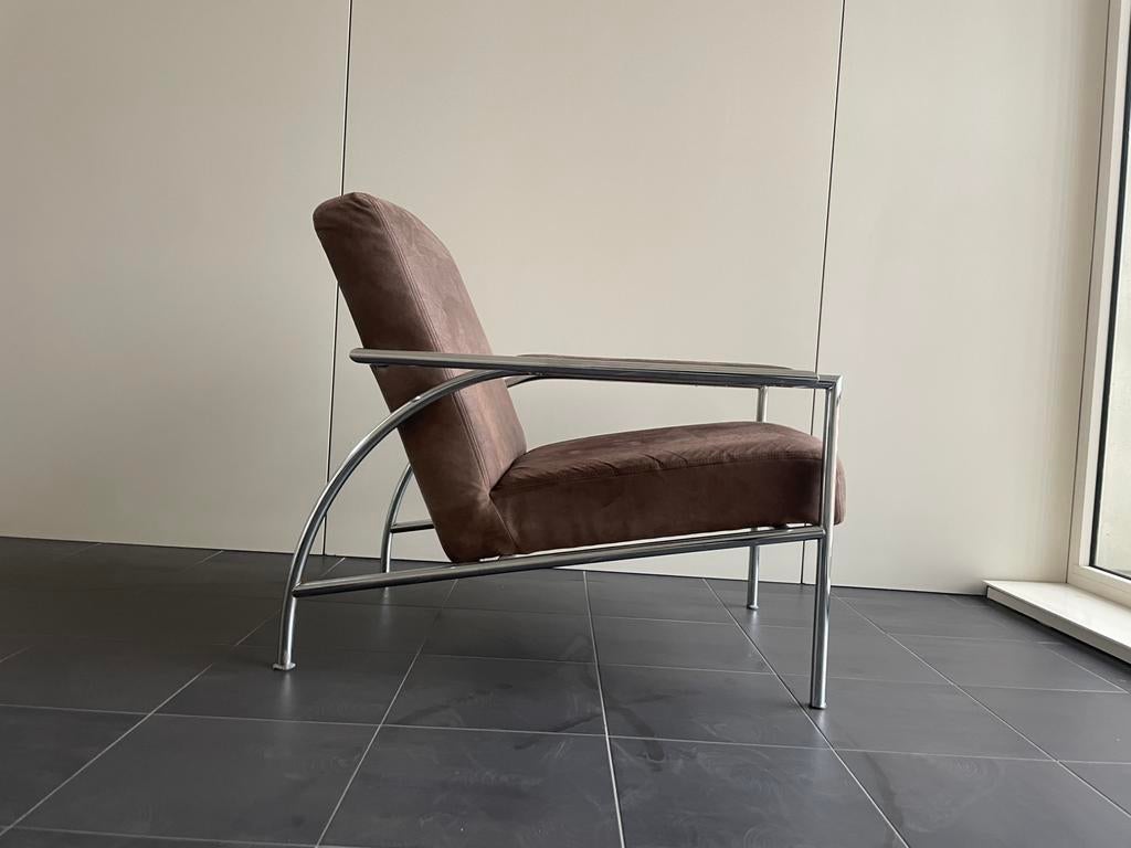 Vintage Gelderland design fauteuil 4735 met hocker, Ophalen, 75 tot 100 cm, Zo goed als nieuw, Nvt