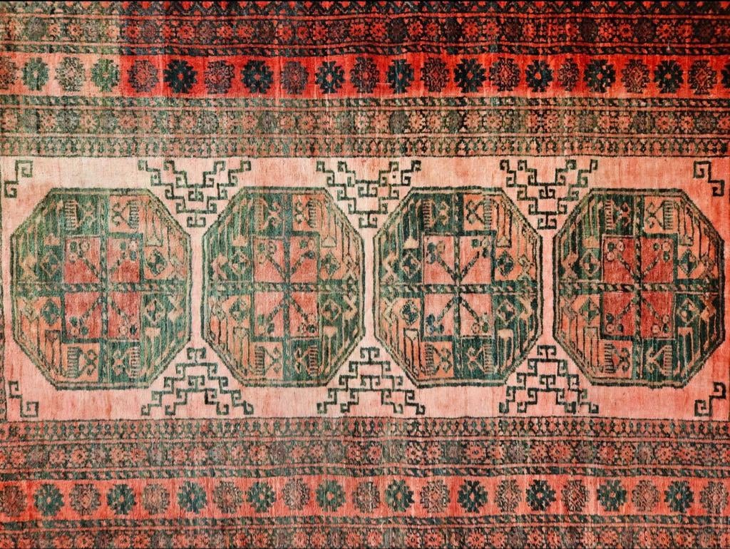 Handgeknoopt Perzisch wol Dwalabad tapijt nomad 108x188cm, Gebruikt, 100 tot 150 cm, Onbekend, Overige kleuren