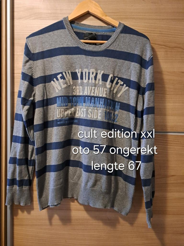 Cult Edition New York City trui - Maat XXL, Cult Edition, Overige maten, Ophalen of Verzenden, Zo goed als nieuw