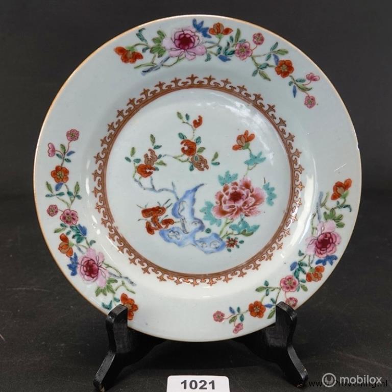 Online Veiling: Famille rose Chinees porseleinen 18e eeuw..., Antiek en Kunst, Antiek | Porselein