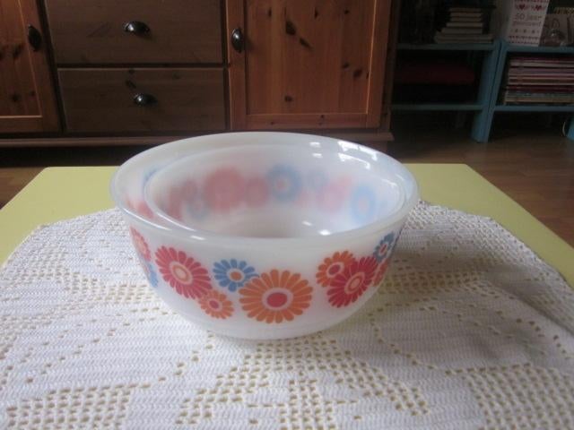 jena glas bloemen, Verzamelen, Retro, Ophalen of Verzenden, Huis en Inrichting