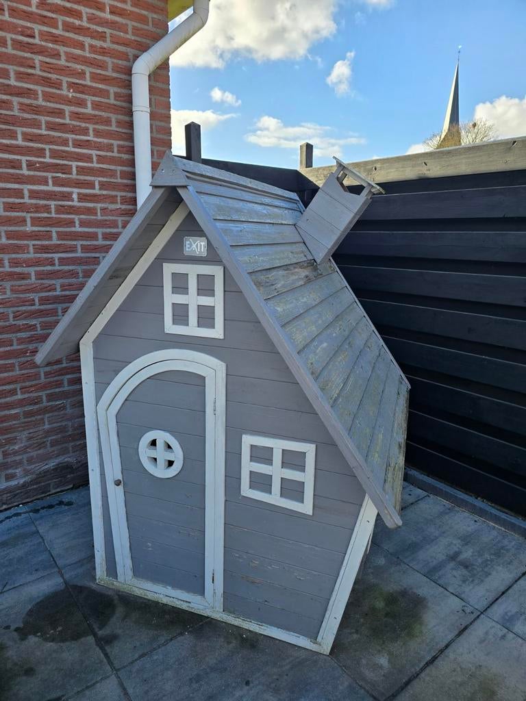 Speelhuisje Exit, Ophalen, Gebruikt, Hout