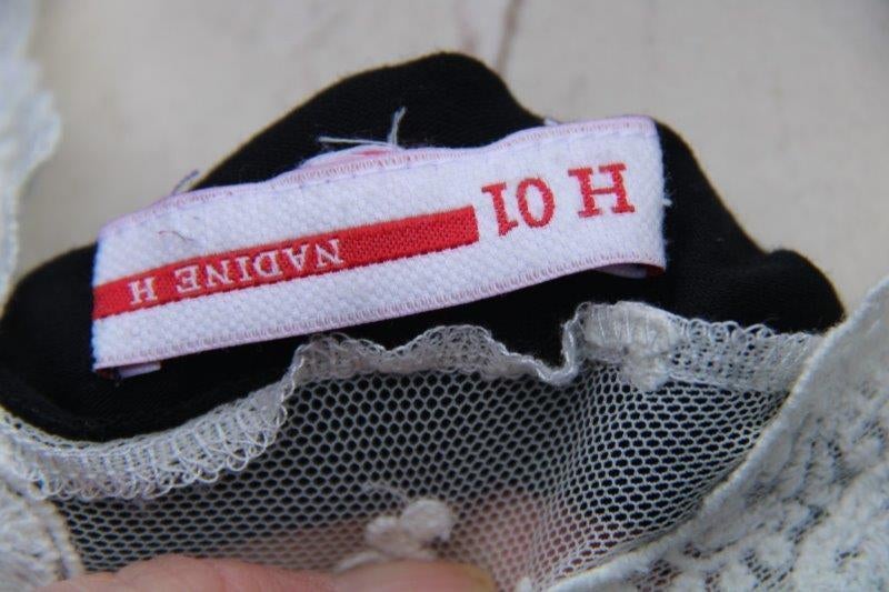 Tuniek zwart kant Nadine H H01 (L) Vaste prijs AANBIEDING, Zwart, Maat 42/44 (L), Zo goed als nieuw, Verzenden