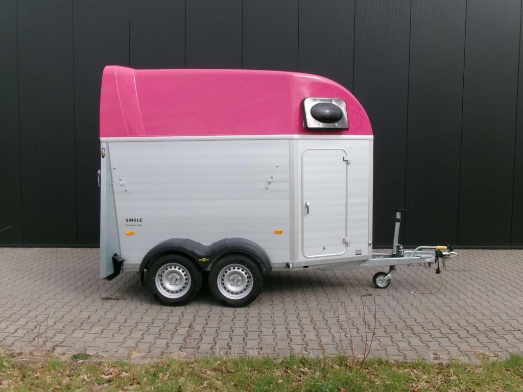 Humbaur 1,5 paards. Type: Single aluminium. Bouwj: 2025, Gebruikt, Niet ingevuld, Aluminium, 1½-paards trailer